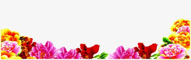 中式彩色花朵花纹装饰png免抠素材_88icon https://88icon.com 中式 彩色 花朵 花纹 装饰