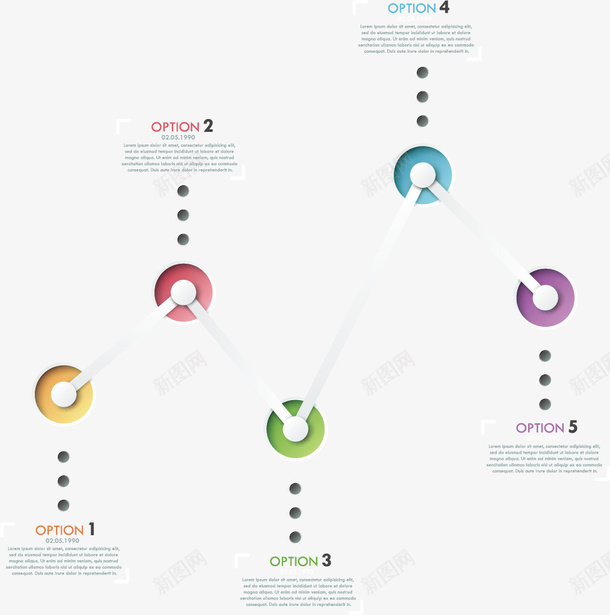 创意流程图矢量图eps免抠素材_88icon https://88icon.com ppt 图表 圆环 步骤 矢量图