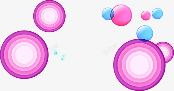 紫色抽象几何圈圈梦幻png免抠素材_88icon https://88icon.com 几何 圈圈 抽象 梦幻 紫色