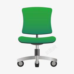绿色摇椅绿色办公椅摇椅座椅高清图片