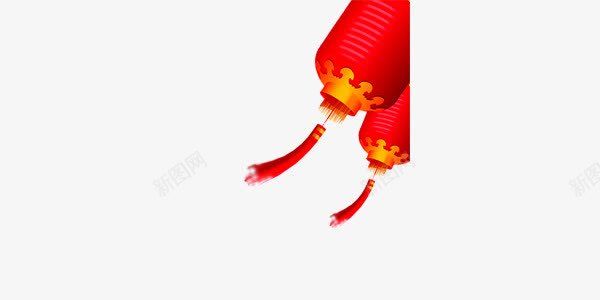 红灯笼装饰png免抠素材_88icon https://88icon.com 中国风 灯笼 红色 节日