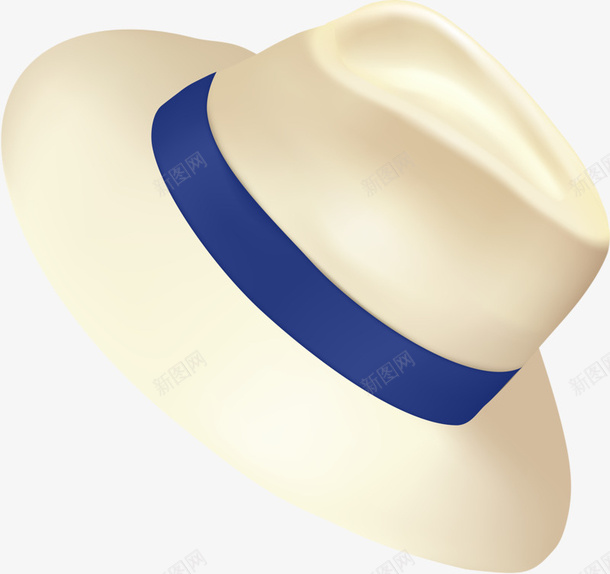 白色帽子png免抠素材_88icon https://88icon.com 卡通 帽子 白色 蓝色