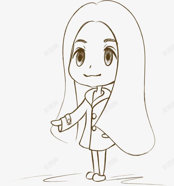 人物插画png免抠素材_88icon https://88icon.com Q版 人物 手绘 插画