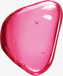 粉色的宝石粉色透明宝石气泡高清图片