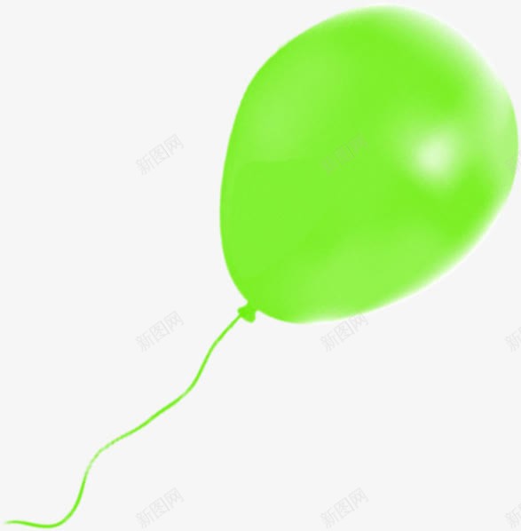 绿色飘扬的气球png免抠素材_88icon https://88icon.com 气球 素材 绿色 飘扬