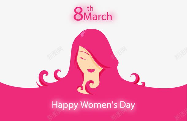 妇女节快乐美丽女人png免抠素材_88icon https://88icon.com 8 Day Happy march womens 妇女节快乐 美丽女人