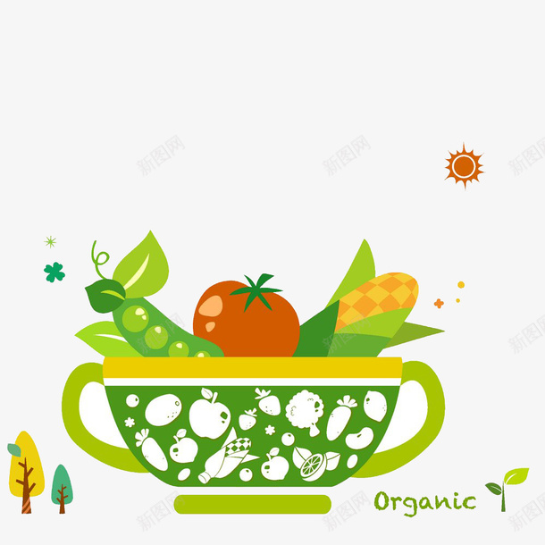 绿色健康蔬菜png免抠素材_88icon https://88icon.com 健康 素材 绿色 蔬菜