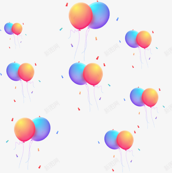 庆祝六一的气球png免抠素材_88icon https://88icon.com 儿童节 六一 气球 热烈