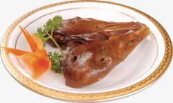 中国的美味美食鹅头素材