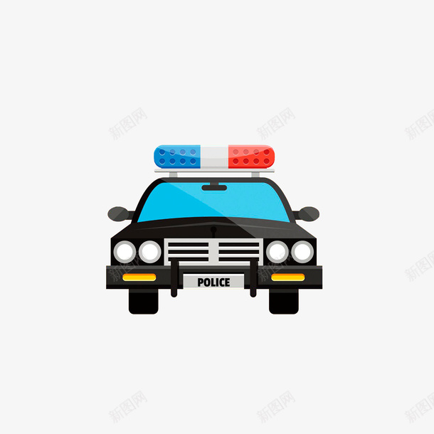 警车上路提示灯png免抠素材_88icon https://88icon.com 卡通手绘 手绘警车 提示灯 警车上路提示灯