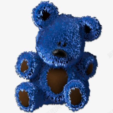 蓝色熊泰迪蓝色的熊teddyicons图标图标