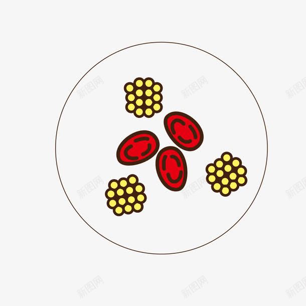 卡通血滴细胞png免抠素材_88icon https://88icon.com 医疗装饰 卡通血滴 细胞 背景装饰