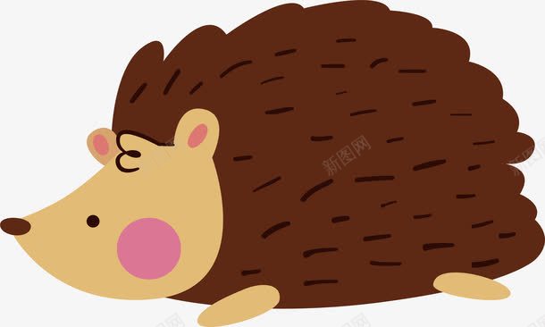 可爱的小刺猬png免抠素材_88icon https://88icon.com 刺猬 卡通 可爱 可爱小动物 插画 精美动物