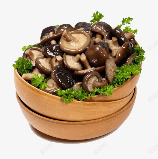美味香菇png免抠素材_88icon https://88icon.com 中国烹调 健康 午餐 实物 新鲜美食 有机西芹 木碗 沙拉 美味香菇 蘑菇 香菇油菜