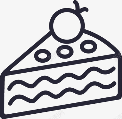 饼干糕点图标图标