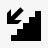 楼梯分类下楼标识图标图标