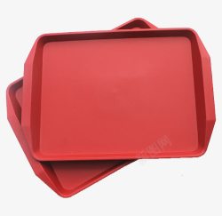 红色塑料端盘素材