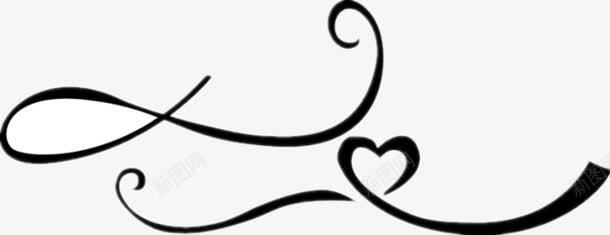 手绘黑色卡通花纹线条png免抠素材_88icon https://88icon.com 卡通 线条 花纹 黑色