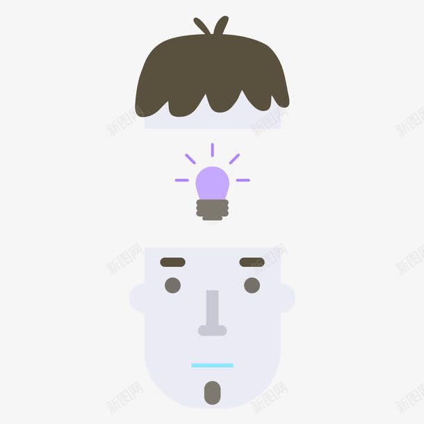 灵感png免抠素材_88icon https://88icon.com 卡通 扁平化 灵感 素材