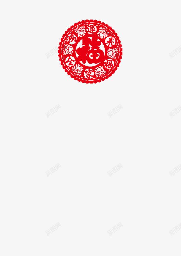 剪纸窗花模板png免抠素材_88icon https://88icon.com 中国风 剪纸 新年 窗花