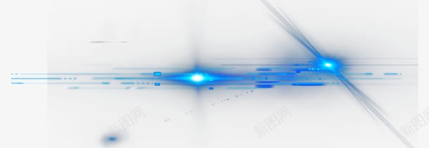 超炫科技蓝色炫光png免抠素材_88icon https://88icon.com 炫光