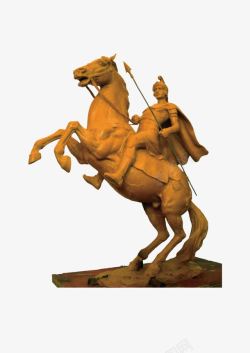 骑马雕像素材