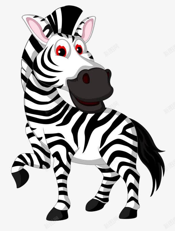 手绘斑马png免抠素材_88icon https://88icon.com 动物 手绘 斑马