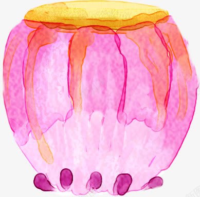 手绘粉色水墨艺术装饰png免抠素材_88icon https://88icon.com 水墨 粉色 艺术 装饰