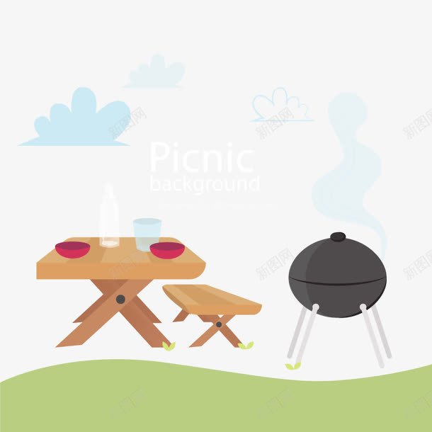 烧烤矢量图ai免抠素材_88icon https://88icon.com BBQ 高清 矢量图