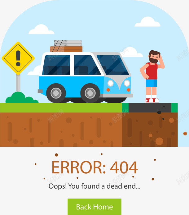 创意错误网页插画UI矢量图ai免抠素材_88icon https://88icon.com 404PNG插画 404错误提示 404错误网页 出错 创意网页404 错误网页 矢量图