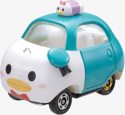 可爱小鸭子玩具车素材