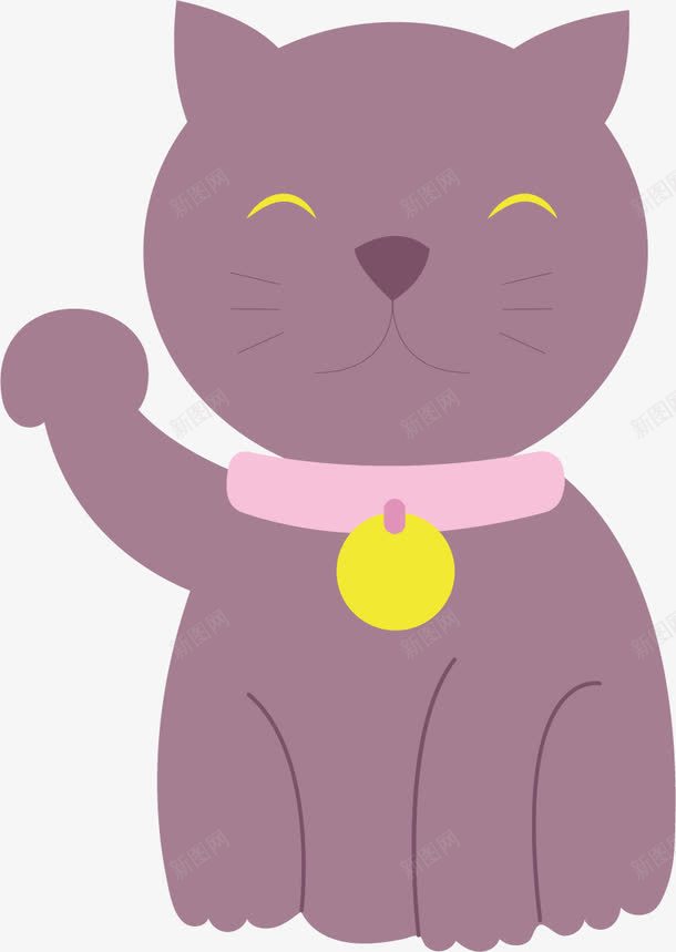 招财猫元素png免抠素材_88icon https://88icon.com png 元素 猫