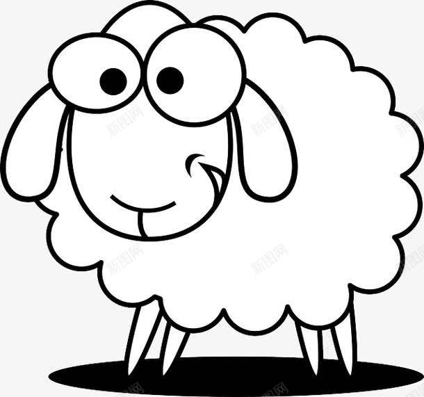 可爱小羊png免抠素材_88icon https://88icon.com 动物 可爱动物 小羊 装饰