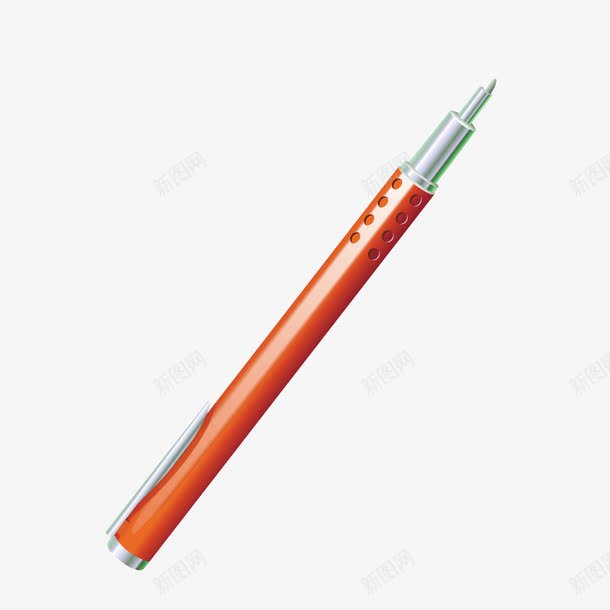 红色圆珠笔自动笔png免抠素材_88icon https://88icon.com 圆珠笔 红色 自动笔