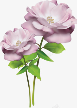 精美粉色花束花朵矢量图素材