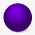 紫罗兰色的色球素材