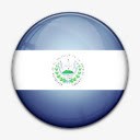 国旗萨尔瓦多国世界标志图标图标