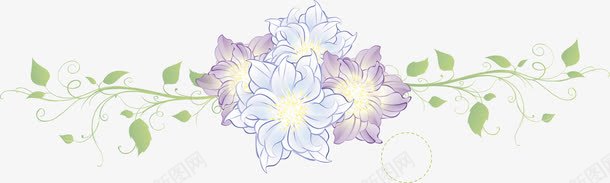 手绘紫色梦幻艺术花朵png免抠素材_88icon https://88icon.com 梦幻 紫色 艺术 花朵