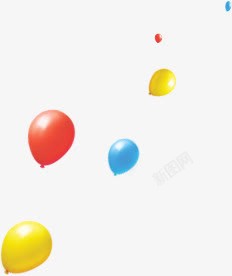 教师节海报效果气球素材