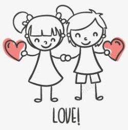 可爱的情侣素材