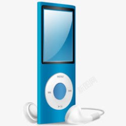 iPod纳米蓝色iPodNano的色素材