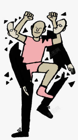 伪装插画冲破伪装高清图片