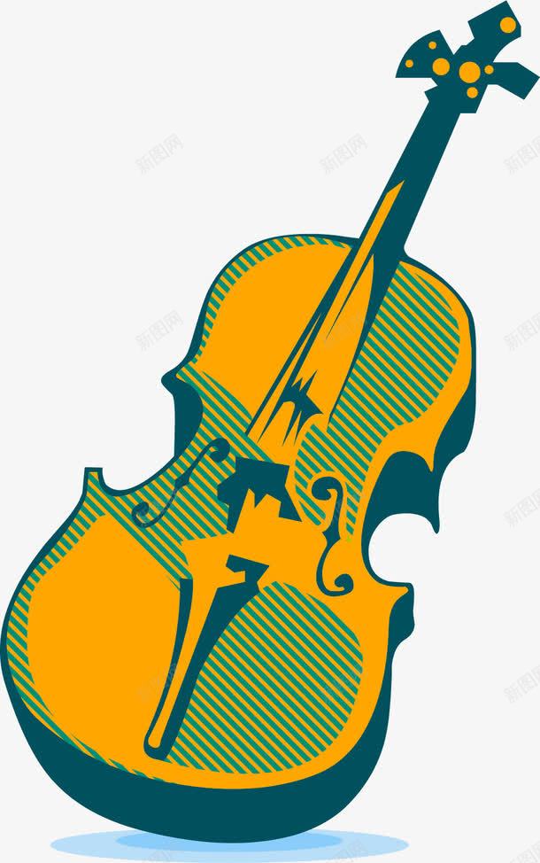 手绘大提琴png免抠素材_88icon https://88icon.com 复古 大提琴 手绘