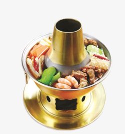 火锅上的美食素材