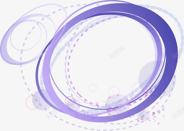 紫色抽象圈圈png免抠素材_88icon https://88icon.com 圈圈 抽象 紫色