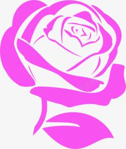 粉色玫瑰艺术花朵素材