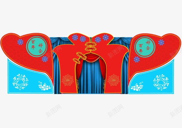 复古民国风婚礼场景png免抠素材_88icon https://88icon.com 喜庆 场景设计 复古民国风 婚礼