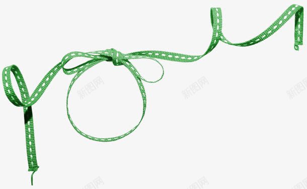 绿色绳带png免抠素材_88icon https://88icon.com 丝带 绳带 绳结 绿色