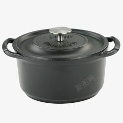 黑色煲粥锅电炖锅素材