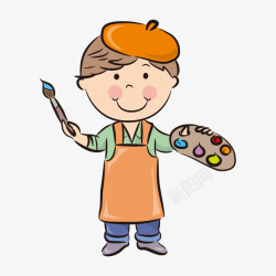 卡通小男孩素材